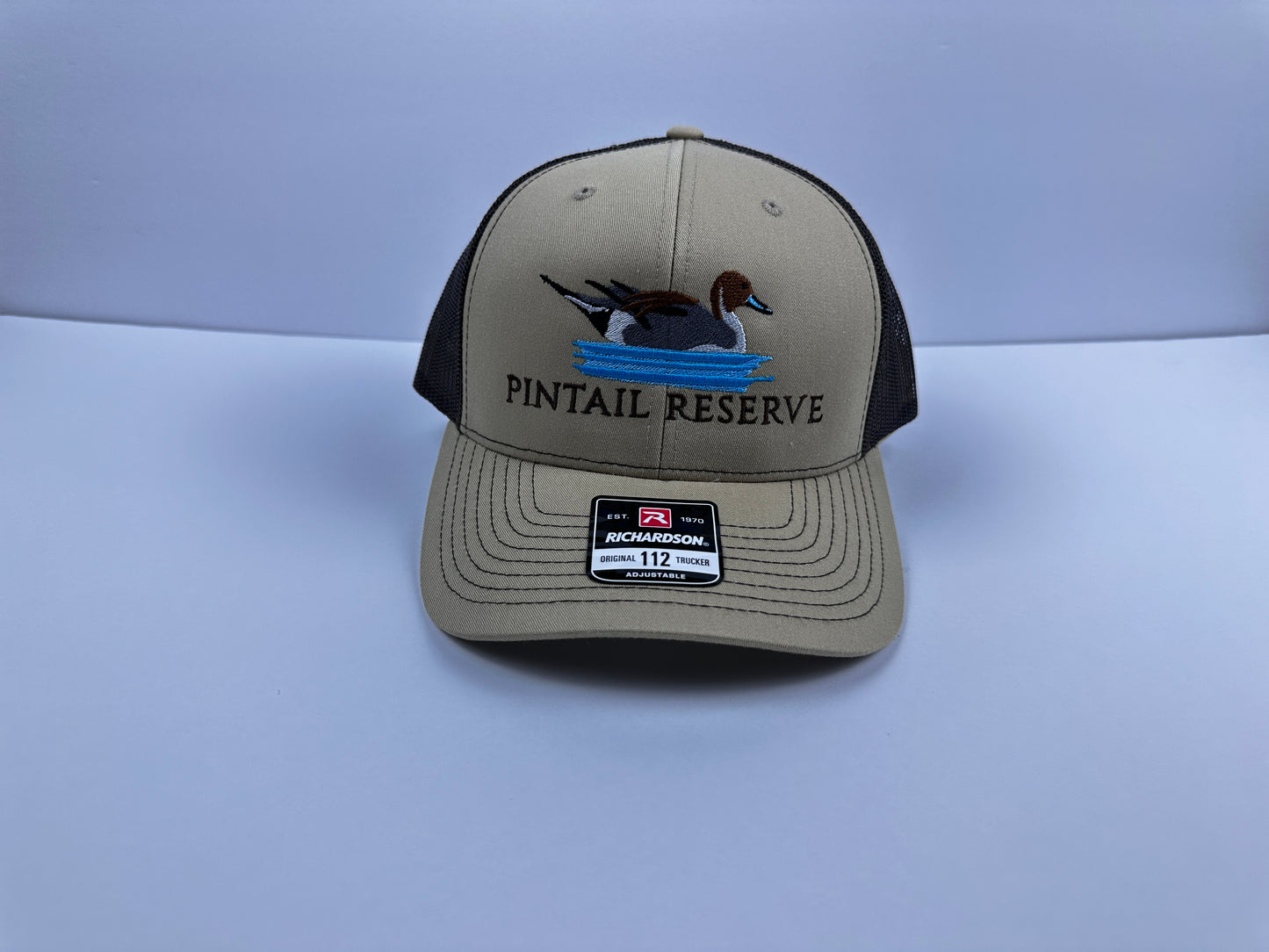 Khaki and Brown Trucker